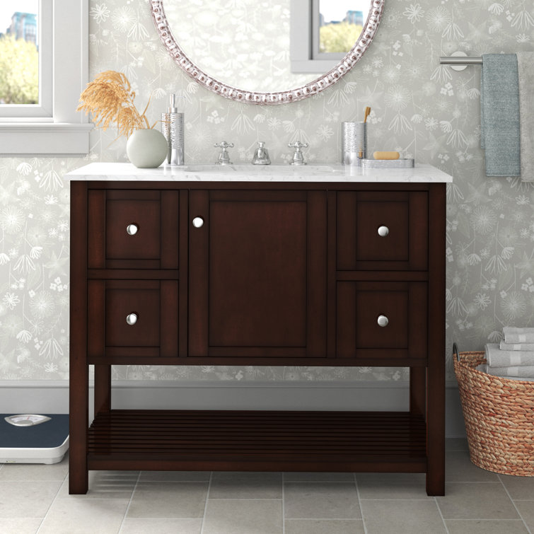Three Posts™ Binne 42" Single Bathroom Vanity Set & Reviews Wayfair